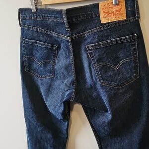 Levi's 504 Dark Wash 34x30 Straight Leg Jeans